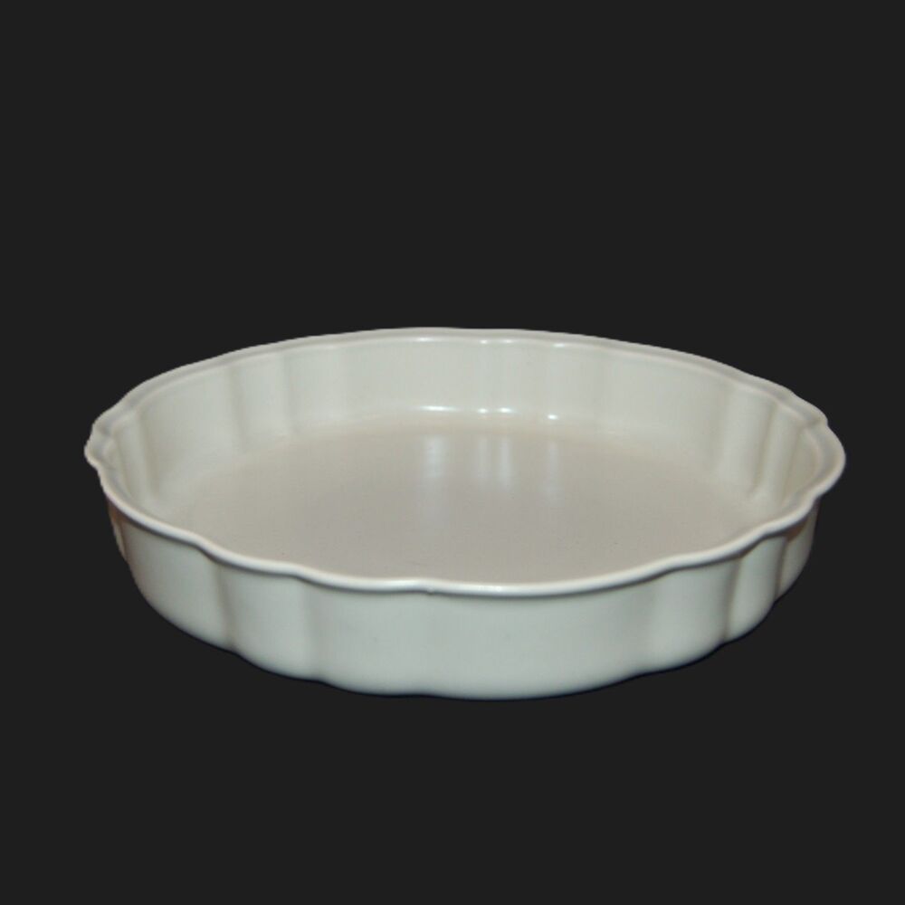 PFALTZGRAFF POTTERY 9" ROUND FLUTED SCALLOPED CERAMIC TART QUICHE PIE DISH PAN